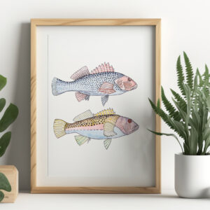 Kunstdruck Fische